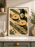 Espresso Martini Kitchen Art Print – Italian Coffee Cocktail Wall Art